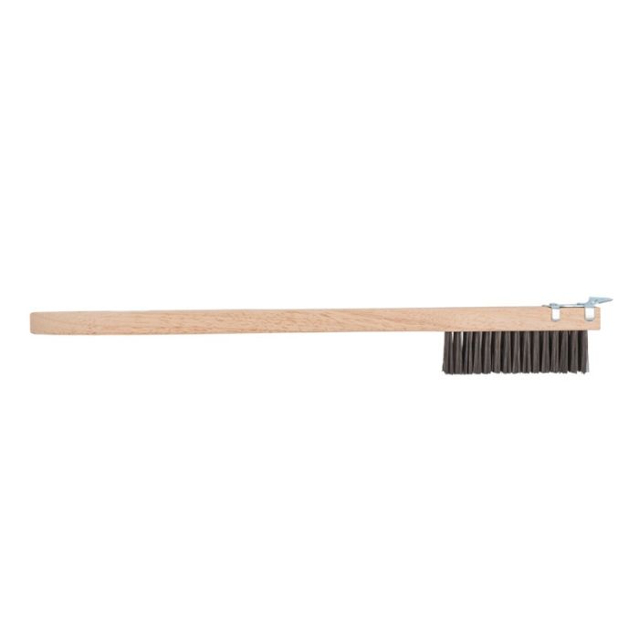 Wire Brush with Scraper 20" Long / 3" Scraper / 1.5" Bristles