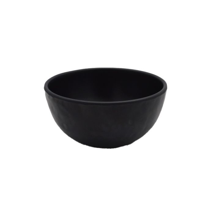Melamine Hammered Black Serving Bowl 15.5cm