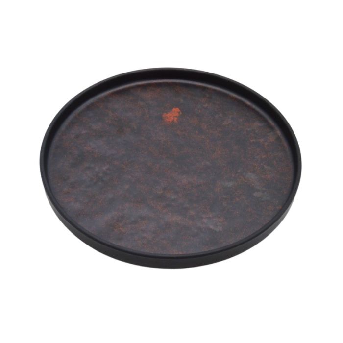 Melamine Rustic Walled Plate 21cm