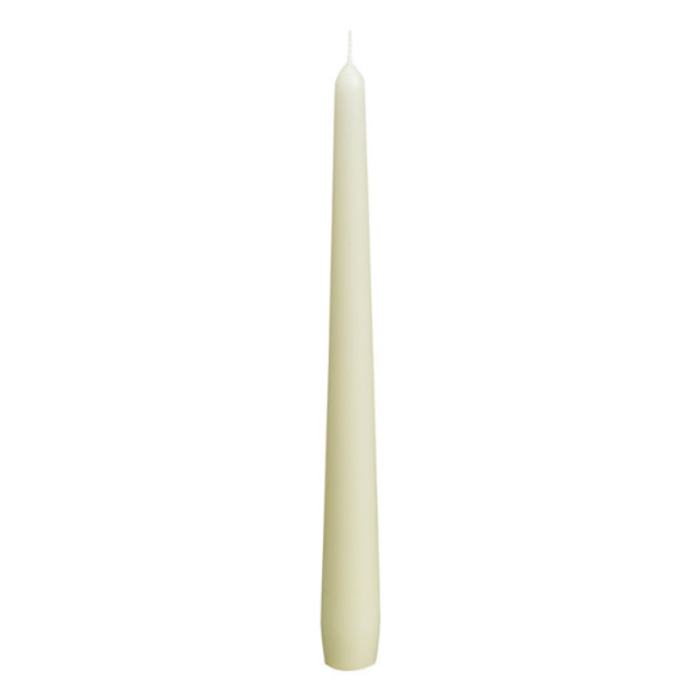 Bolsius Tapered Candles Ivory 23 x 240mm (Pack 100)