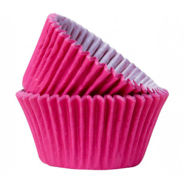 Hot Pink Muffin Cases (Pack 50)