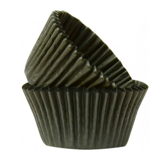 Black Muffin Cases (Pack 50)