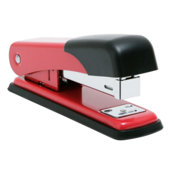 Rapesco Bowfin Metal Stapler Red