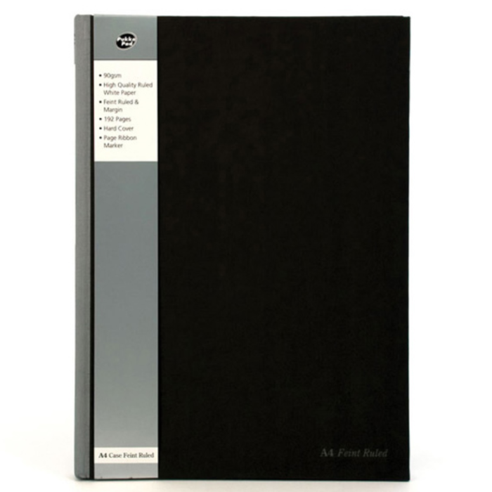 Pukka A4 Rules CB Silver Black Pad