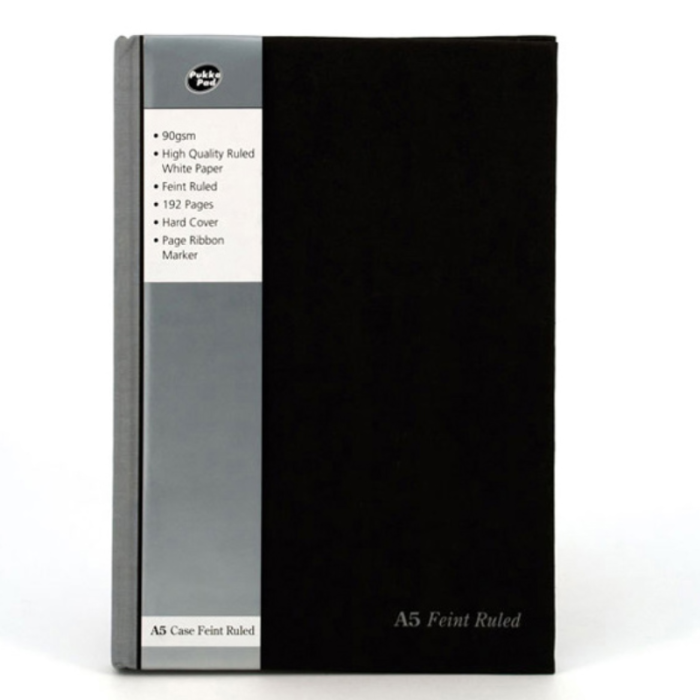 Pukka A5 Rules CB Silver Black Pad