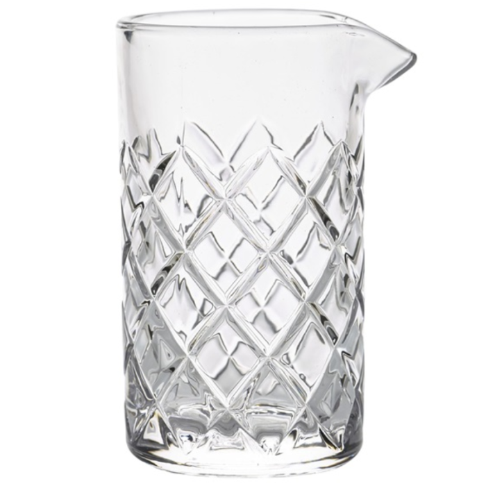 Vintage Design Mixing Glass with a Cut Design 50cl / 17.5oz