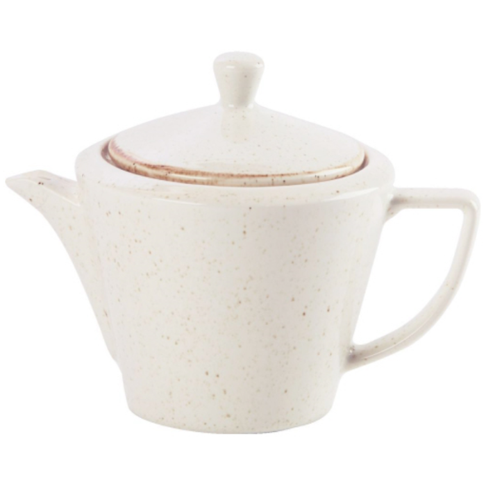 Seasons Oatmeal Conic Tea Pot 18oz