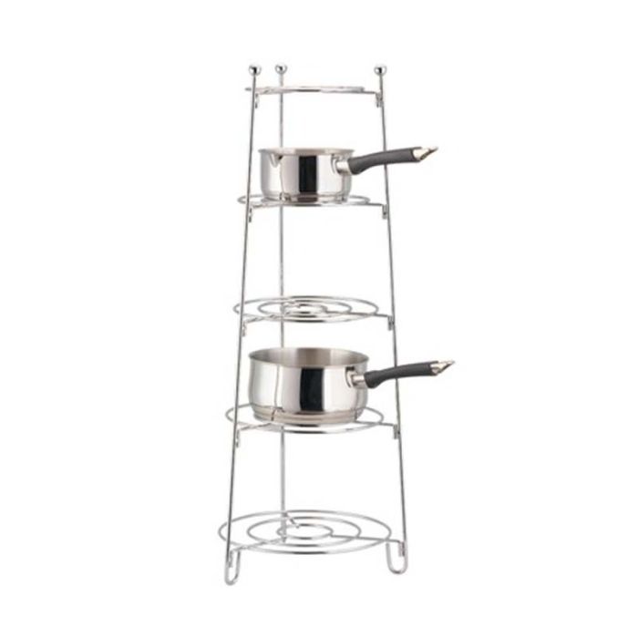 Apollo Chrome 5 Tier Saucepan Stand