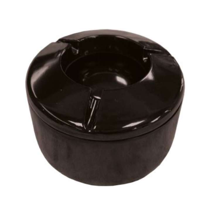 Melamine Ashtray Black 12.5cm