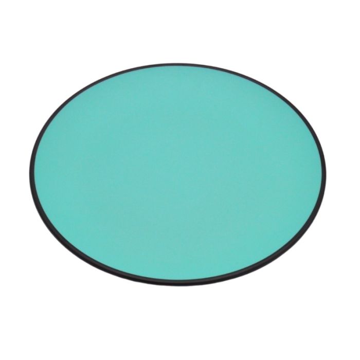 Melamine Black Blue Dinner Plate 26cm