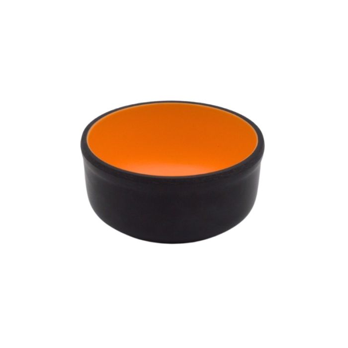 Melamine Black Orange Ramekin 8cm