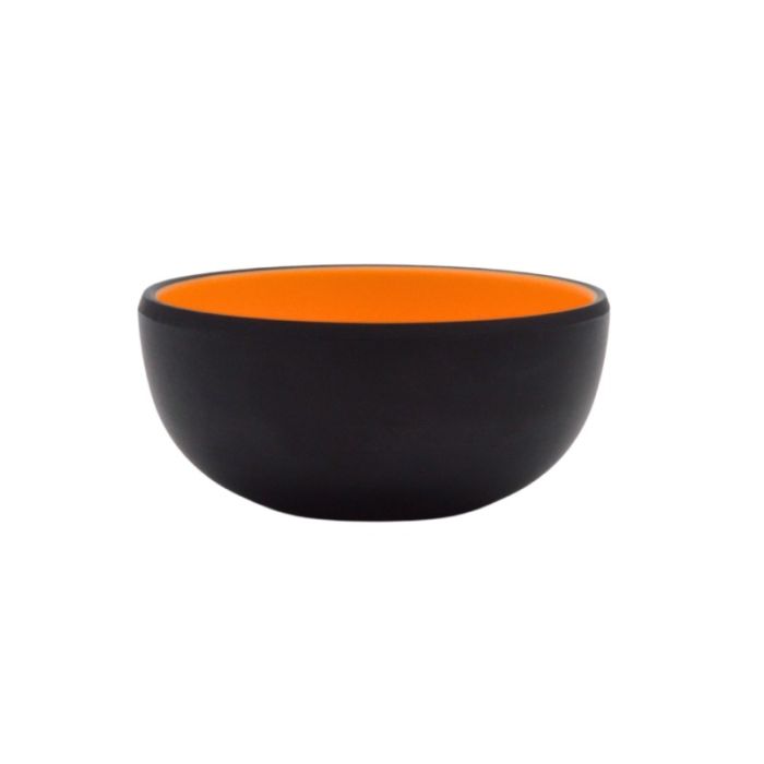 Melamine Black Orange Bowl 10cm