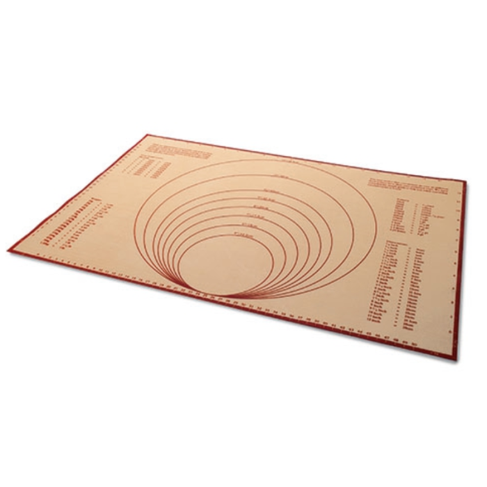 Lacor Printed Silicone Mat Beige 60 x 40 cm