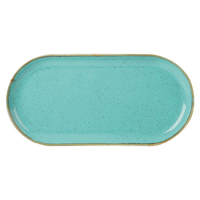 Seasons Sea Spray Narrow Oval Plate 30cm