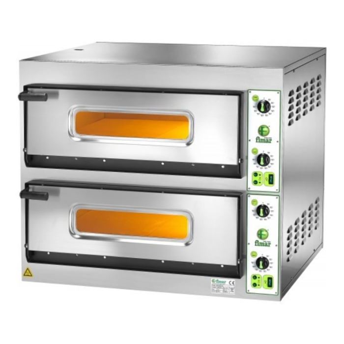 Fimar FES 4+4 Twin Deck Electric Pizza Oven Single Phase Fits 4 x 12" Pizzas