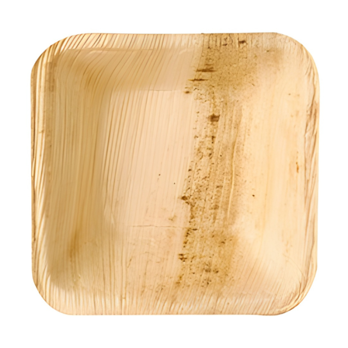 Papstar Palm Leaf Square Serving Dish 8x8cm 2.2cm(h) 40ml (Pack 25)