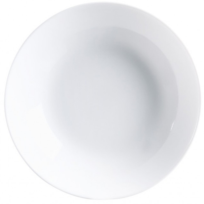 Luminarc Diwali White Rimless Soup Plate 20cm