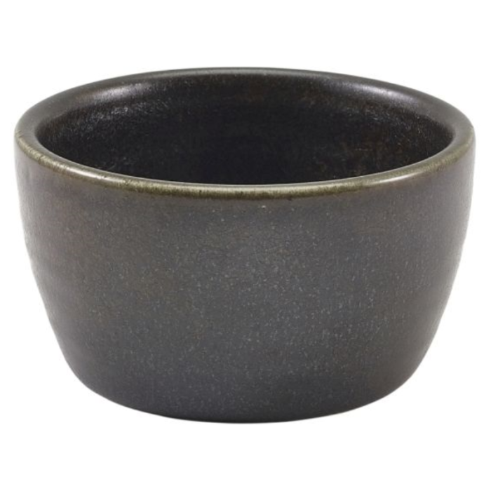 Genware Terra Porcelain Black Ramekin 13cl/4.5oz