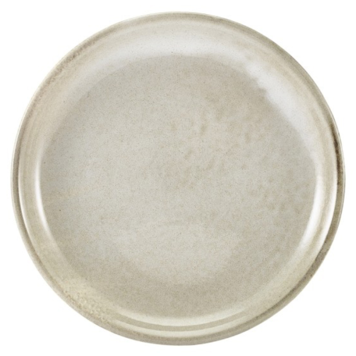 Genware Terra Porcelain Grey Coupe Plate 19cm