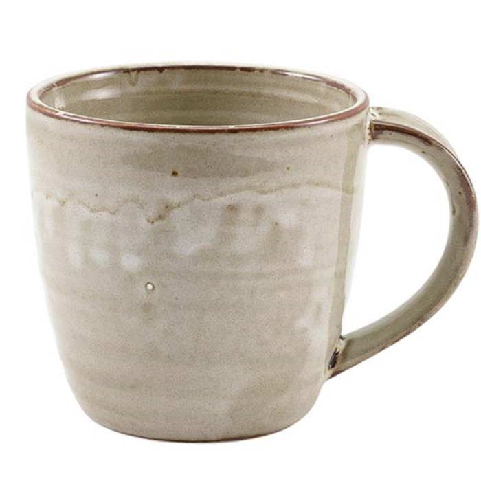 Genware Terra Porcelain Grey Mug 32cl/11.25oz