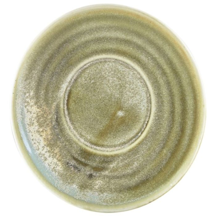 Genware Terra Porcelain Matt Grey Saucer 14.5cm