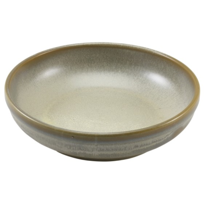 Genware Terra Porcelain Matt Grey Coupe Bowl 20cm