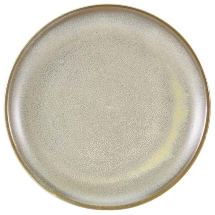 Genware Terra Porcelain Matt Grey Coupe Plate 24cm