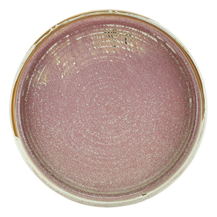 Genware Terra Porcelain Rose Presentation Plate 18cm