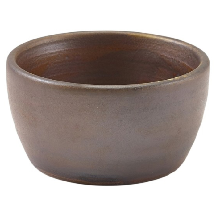 Genware Terra Porcelain Rustic Copper Ramekin 7cl/2.5oz