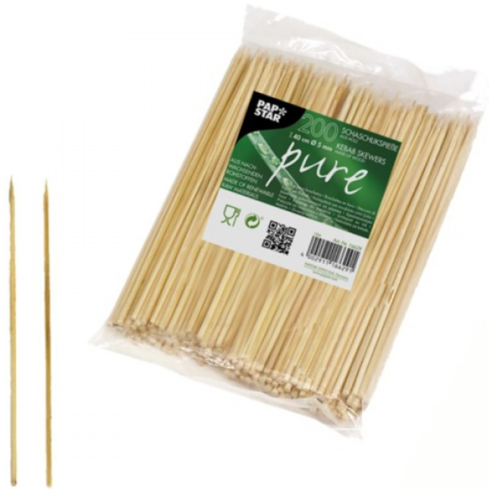 Bamboo Skewers 40cm/15.75" (Pack 200)