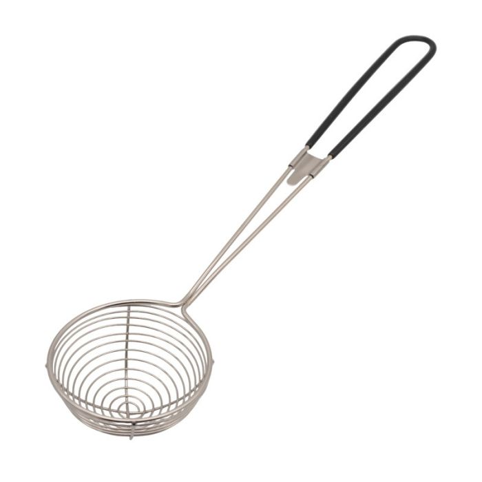 Pea Ladle 6.5cm with Vinyl Black Handle