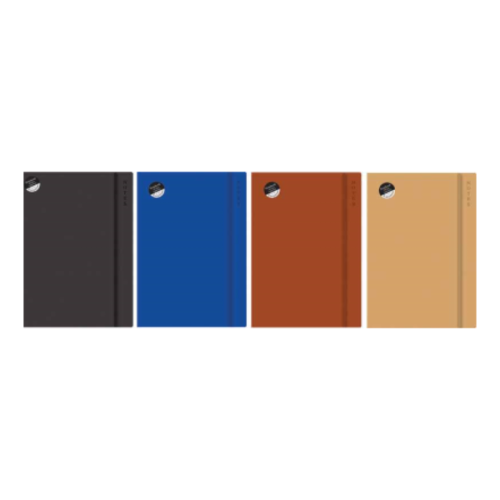 Easynote A4 Soft Touch Notebook 4 Rustic Colours