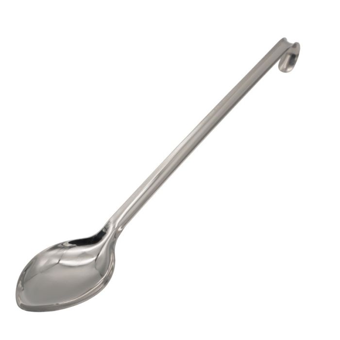 Stainless Steel Serving Spoon with Hook End 19"
