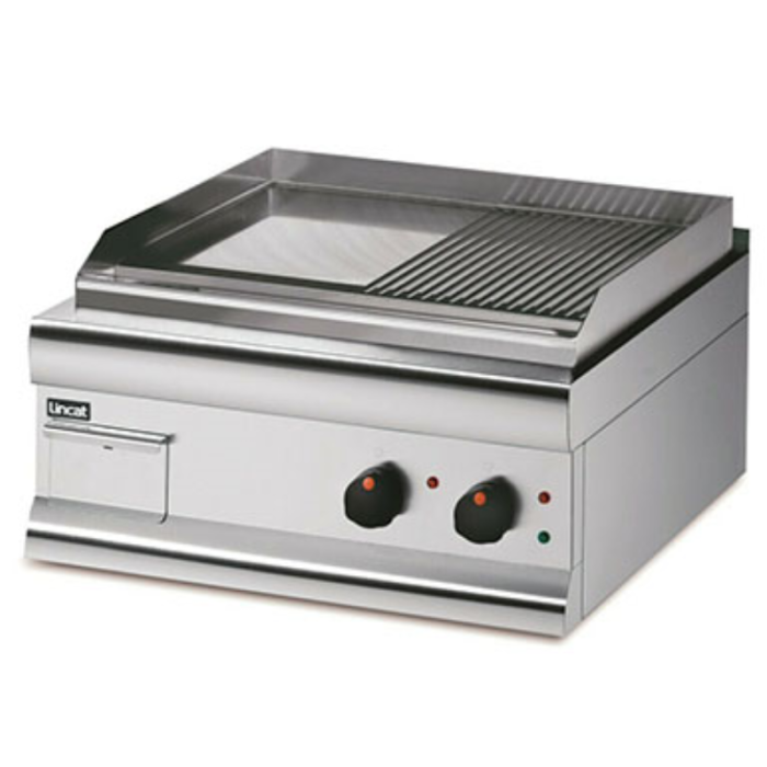 Lincat GS6TRE Griddle Steel Plate Half Ribbed Dual Zone 5.6 kW