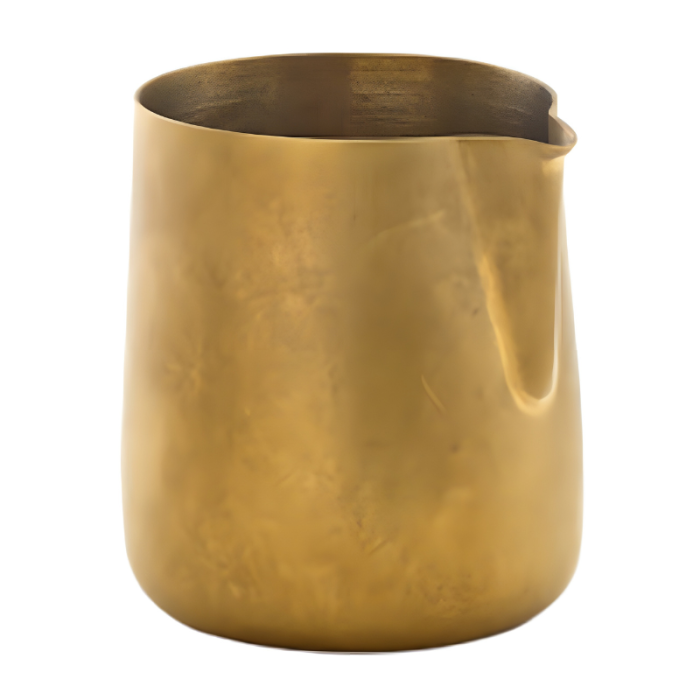 Vintage Gold Steel Milk / Sauce Jug 5oz