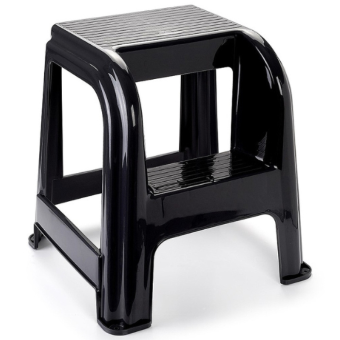 Plasticforte Step Stool Black