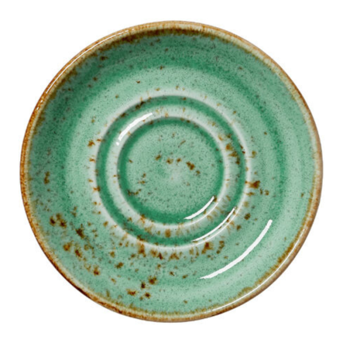 Steelite Craft Aqua Double Well Saucer 4.6" / 11.5cm