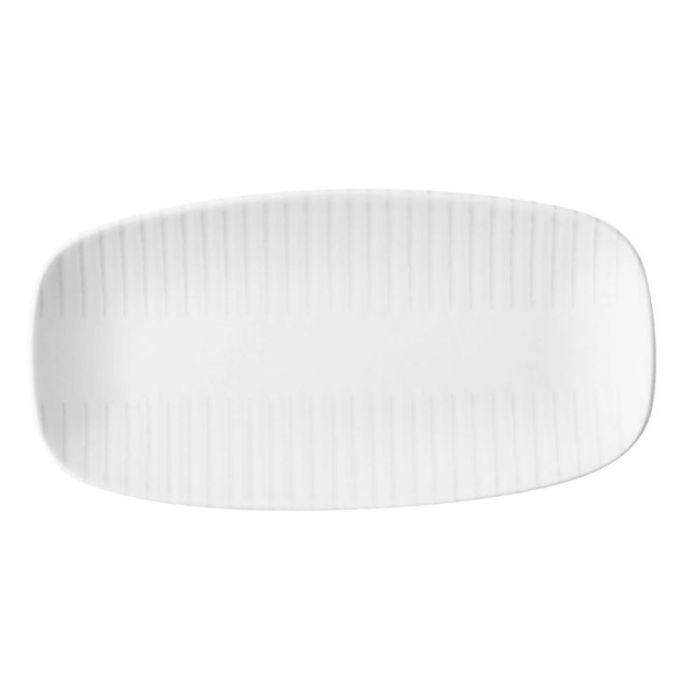 Churchill Era Grey Chefs Oblong Plate 11.75 x 6"
