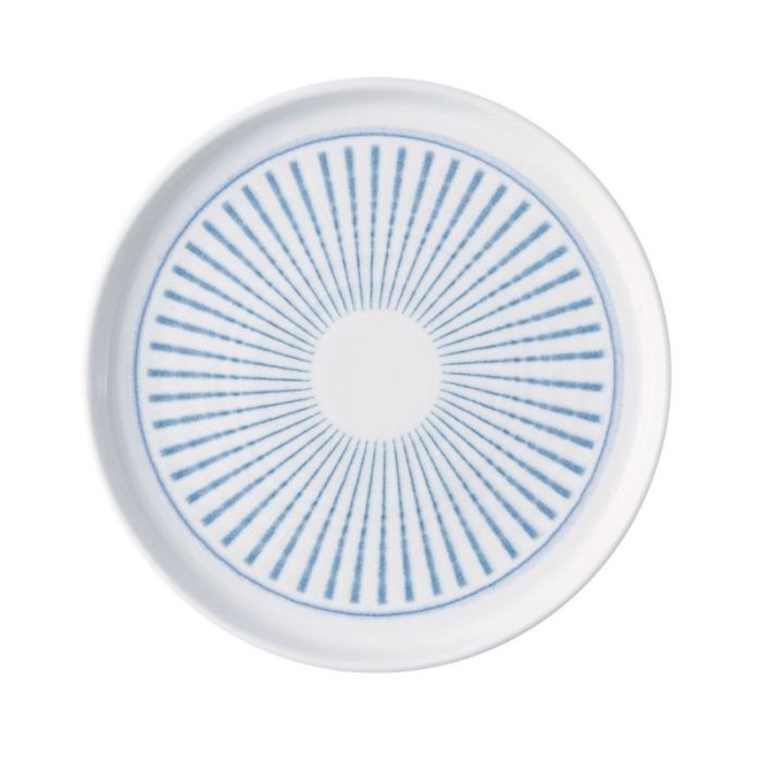 Churchill Era Blue Walled Plate 8.25"