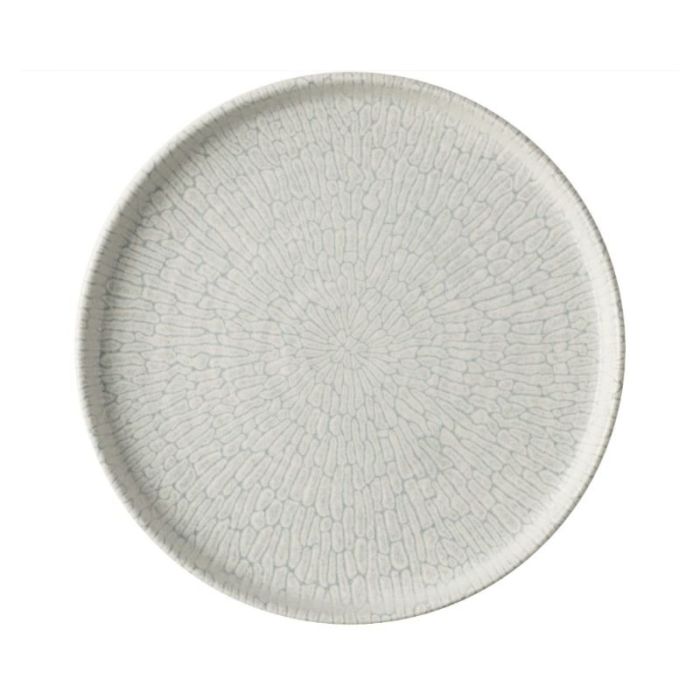 Churchill Delta Grey Walled Plate 8.25"