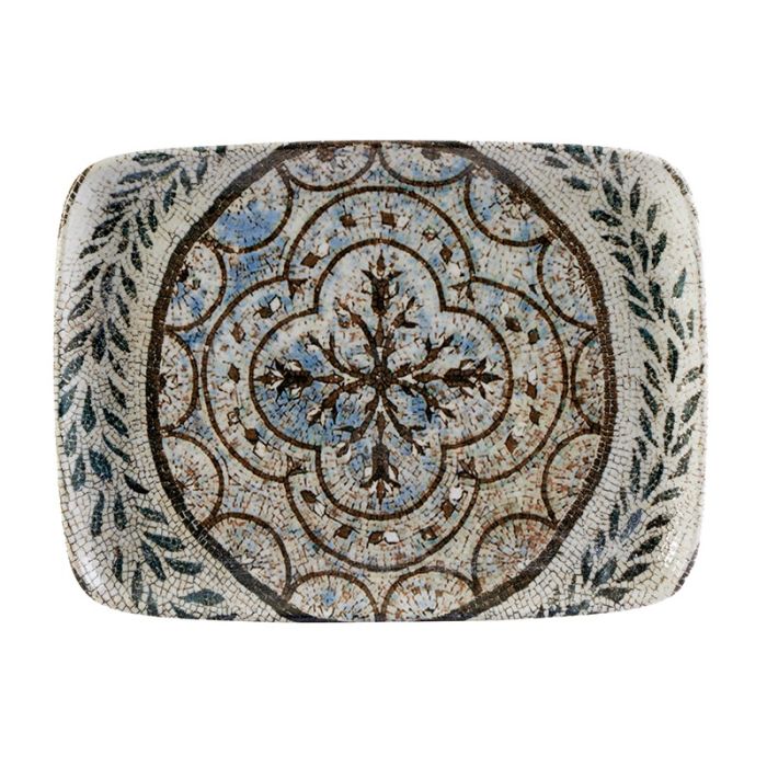 Academy Fusion Mosaic Rectangular Platter 27 x 20cm (Pack 6)