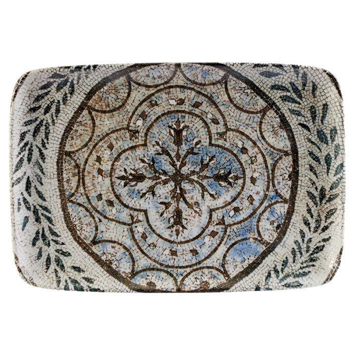 Academy Fusion Mosaic Rectangular Platter 33 x 23cm (Pack 6)