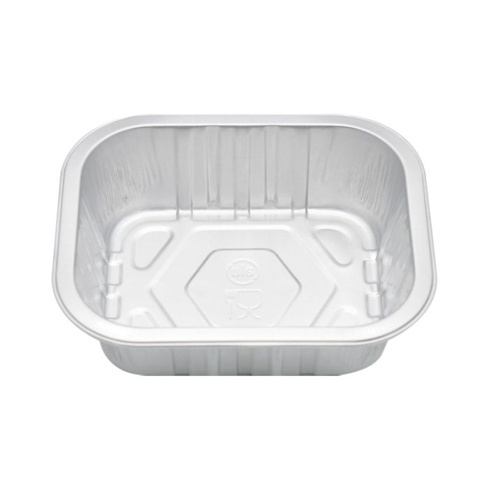 Premium Silver 500ml Rect. Foil Container (Pack 50)