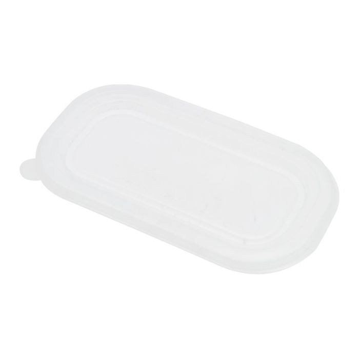 PP Lid for Premium 670ml Rect. Foil Containers (Pack 50) (Fits 137893 and 137894)