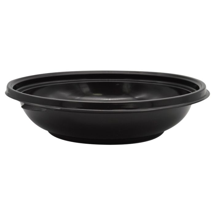 Black Microwaveable Food Container Bowl 500ml (Pack 70)