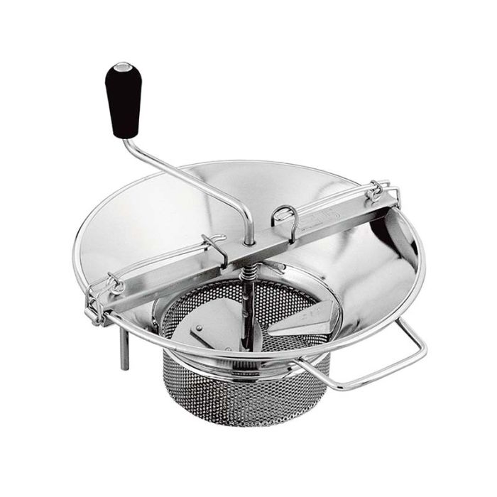 Tellier Stainless Steel Professionnal Food Mill N.5 with 3 mm Sieve