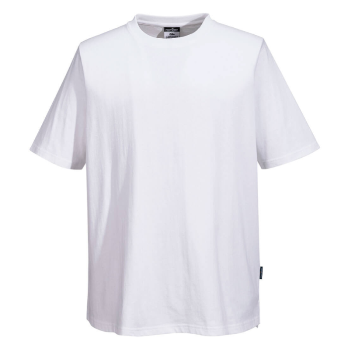 Mesh Air Pro Cotton Medium T-Shirt Short Sleeve White