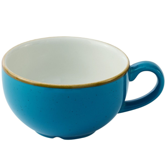 Churchill Stonecast Java Blue Cappuccino Cup 8oz  22.7cl (Pack 12)