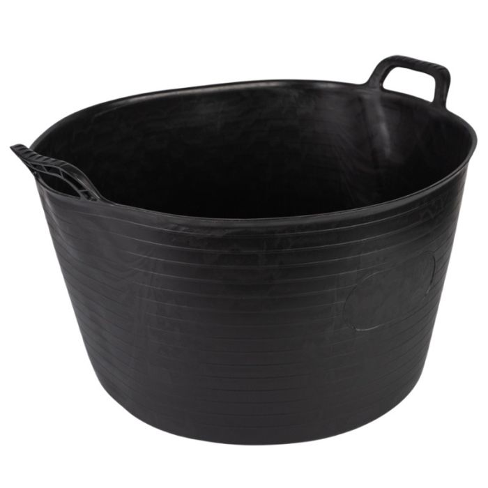 Plasticforte Black Flexitub Bucket 56 Litre