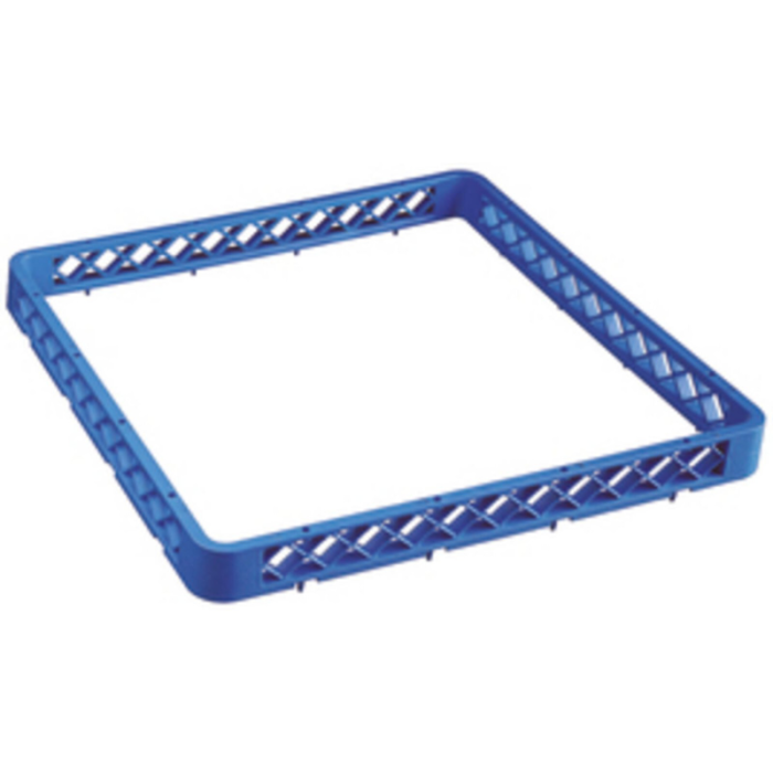 Blue Extender for Light Grey Glass Dishwasher Rack Open